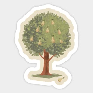 Pear Tree Sticker